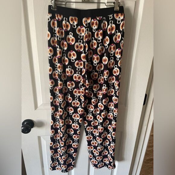 Women’s Super soft Night Pants With Mushroom Skulls Size Small René Rofé - Picture 2 of 4